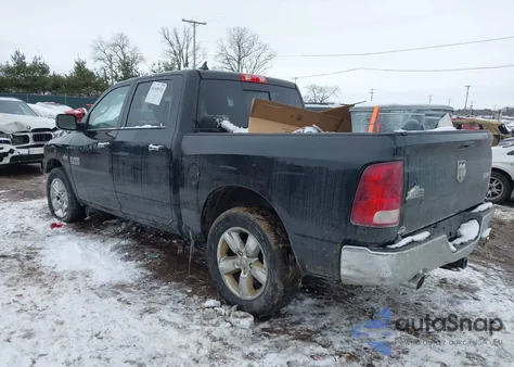 2015 Ram 1500 Big Horn z USA, uszkodzony, nr VIN 1C6RR7LT7FS717785